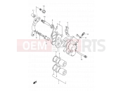 SUZUKI TS125ER Z (1982) 58 - FRONT CALIPER (MODEL R P09)