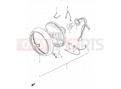SUZUKI TS125ER L (1990) 21 - HEADLAMP (E04)