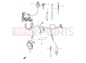 SUZUKI TS125ER L (1990) 33 - WIRING HARNESS