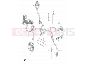 SUZUKI TS125ER L (1990) 33A - WIRING HARNESS (MODEL R P09)