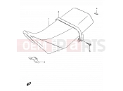 SUZUKI TS125ER L (1990) 54B - SEAT (MODEL R P31)