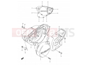 SUZUKI TS125ER R (1994) 3 - CRANKCASE COVER