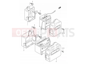 SUZUKI TS125ER R (1994) 35 - BATTERY HOLDER