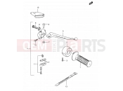 SUZUKI TS125ER R (1994) 48 - RIGHT HANDLE LEVER