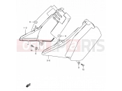 SUZUKI TS125ERC N (1992) 44A - FRAME COVER (MODEL N/R P09)
