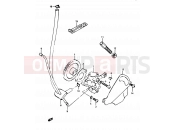 SUZUKI TS125X / TS125XU E (1984) 8 - OIL PUMP