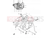 2 - CRANKCASE - Suzuki TS125X / TS125XU G (1986)