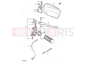 48 - RIGHT HANDLE SWITCH (MODEL E E18 F.NO.106210-/MODEL F/G) - Suzuki TS125X / TS125XU G (1986)