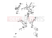 40 - STEERING STEM (MODEL F/G) - Suzuki TS125X / TS125XU G (1986)