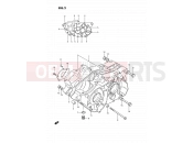 2 - CRANKCASE - Suzuki TS185ER K (1989)