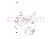 31 - FUEL TANK (E09/P09) - Suzuki TS185ER K (1989)