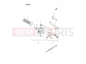 43 - LEFT HANDLE SWITCH - Suzuki TS185ER K (1989)