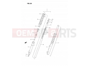 36 - FRONT FORK - Suzuki TS185ER K (1989)