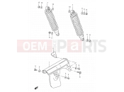 39 - REAR SHOCK ABSORBER - Suzuki TS185ERC V (1997)
