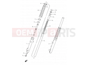 35 - FRONT DAMPER (E01,E24,E71) - Suzuki TS185ERC V (1997)