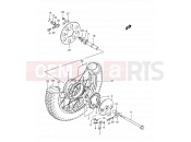 40 - REAR WHEEL - Suzuki TS185ERC V (1997)