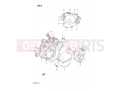 SUZUKI TS200R P (1993) (E04,E24) 4 - CRANKCASE COVER