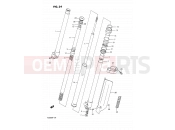 SUZUKI TS200R P (1993) (E04,E24) 34 - FRONT DAMPER