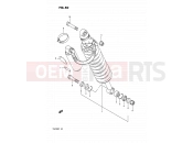 SUZUKI TS200R P (1993) (E04,E24) 50 - REAR SHOCK ABSORBER