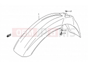 SUZUKI TS200R M (1991) (E03,E28,E33) 36 - FRONT FENDER