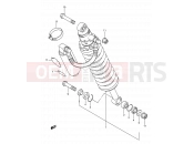 SUZUKI TS200R M (1991) (E03,E28,E33) 44 - REAR SHOCK ABSORBER