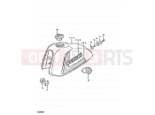 SUZUKI TS250ER T (1996) 43 - FUEL TANK (TS250ERT E09)