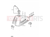 SUZUKI TS250ER T (1996) 44 - FUEL TANK (TS250ERT E18, E22, E24)