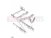 SUZUKI TS250ER T (1996) 63 - REAR SWINGING ARM