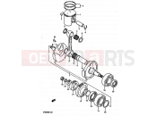 SUZUKI TS250X E (1984) 6 - CRANKSHAFT