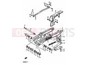SUZUKI TS250X G (1986) 58 - REAR SWINGING ARM