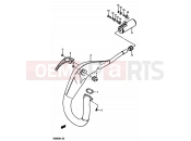 SUZUKI TS250X K (1989) 10 - MUFFLER
