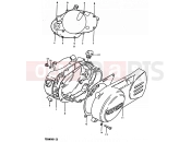 SUZUKI TS50ERK X (1999) 3 - CRANKCASE COVER