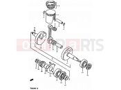 SUZUKI TS50ERK X (1999) 4 - PISTON - CRANKSHAFT