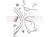 SUZUKI TS50ERK X (1999) 60 - HANDLEBAR - CONTROL CABLE