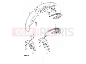SUZUKI TS50ERK X (1999) 66 - REAR FENDER