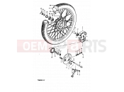 SUZUKI TS50ERK X (1999) 57 - FRONT WHEEL