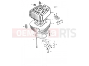 SUZUKI TS50ERKD D (1983) 1 - CYLINDER