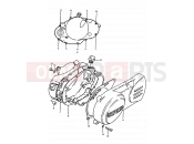 SUZUKI TS50ERKD D (1983) 3 - CRANKCASE COVER
