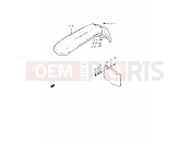 SUZUKI TS50ERKD D (1983) 53 - FRONT FENDER