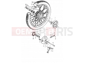 SUZUKI TS50ERKDB D (1983) 55 - FRONT WHEEL