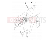 SUZUKI TS50XK E (1984) 20B - REAR COMBINATION LAMP (E04)