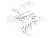 SUZUKI TS50XK E (1984) 39B - REAR SWINGING ARM (MODEL M E17)