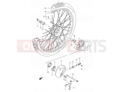 SUZUKI TS50XK E (1984) 34 - FRONT WHEEL