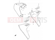 31 - RADIATOR COVER (MODEL D/E) - Suzuki TS50W D (1983)