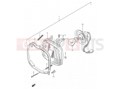 SUZUKI TS50W E (1984) 19 - HEADLAMP (MODEL E/F/G/P/S)