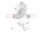 SUZUKI TS50W E (1984) 44 - FRONT WHEEL