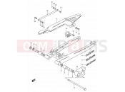 SUZUKI TS50W G (1986) 45 - REAR SWINGING ARM