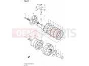 SUZUKI TU250X L2 (2012) (E03,E28,E33) 17 - CLUTCH