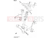 SUZUKI TU250X L2 (2012) (E03,E28,E33) 47 - STEERING STEM
