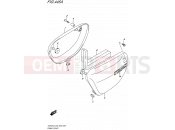 SUZUKI TU250X L5 (2015) (E03,E28,E33) 445A - FRAME COVER